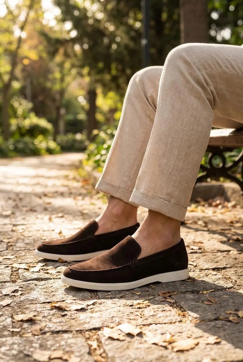 Mocassin Laurent Marron