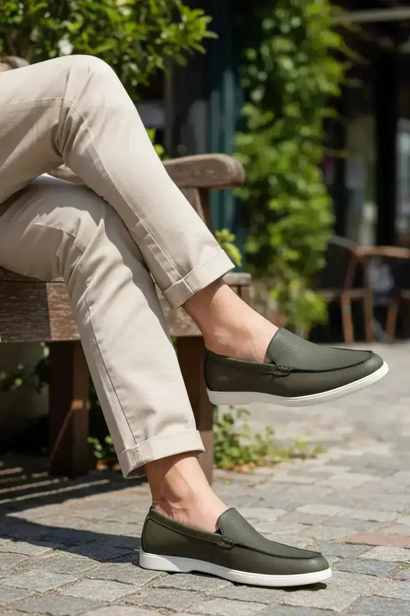 Mocassins Lorenzo Olive