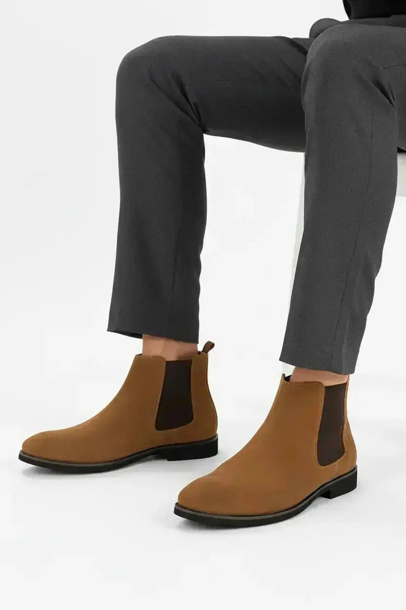 Bottines Chelsea Karl Camel