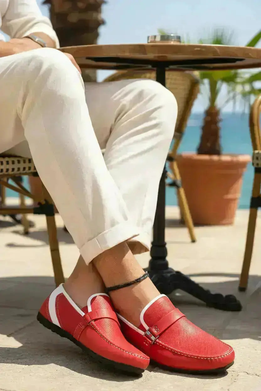 Mocassin Vincent II Rouge